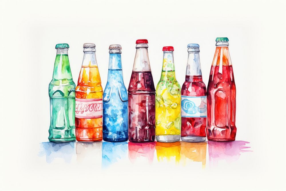 Bottle drink food refreshment. AI generated Image by rawpixel.