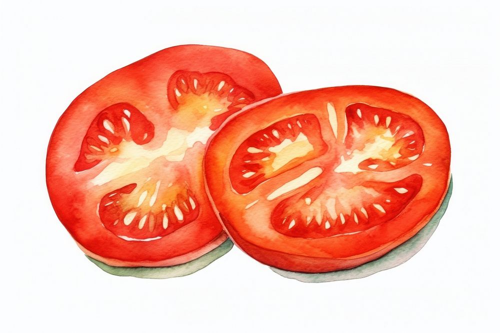 Tomato vegetable slice plant. AI generated Image by rawpixel.