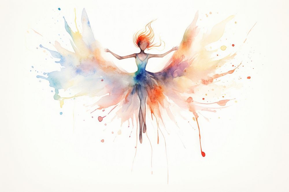 Dancing fairy representation creativity. AI generated Image by rawpixel.