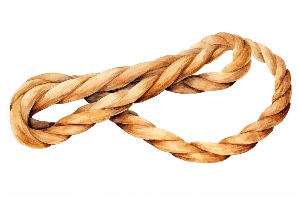 Rope white background durability appliance. AI generated Image by rawpixel.