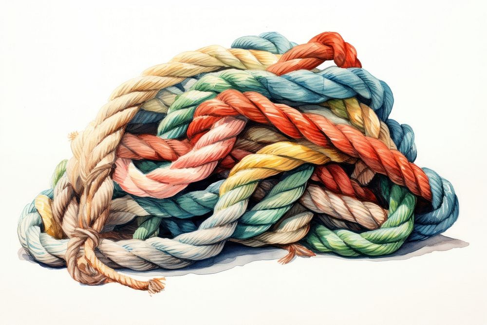 Rope durability complexity creativity. AI generated Image by rawpixel.