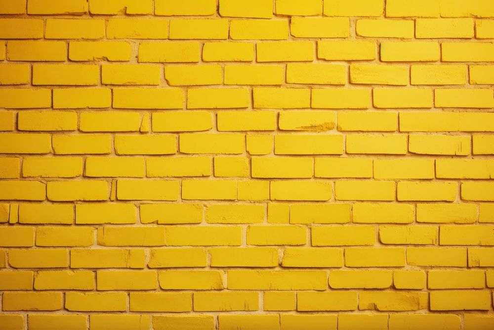 Yellow backgrounds brick wall. AI generated Image by rawpixel.