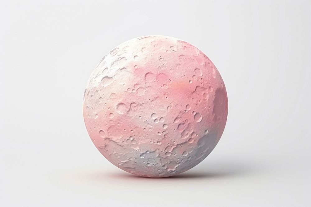 Sphere moon egg white background. AI generated Image by rawpixel.