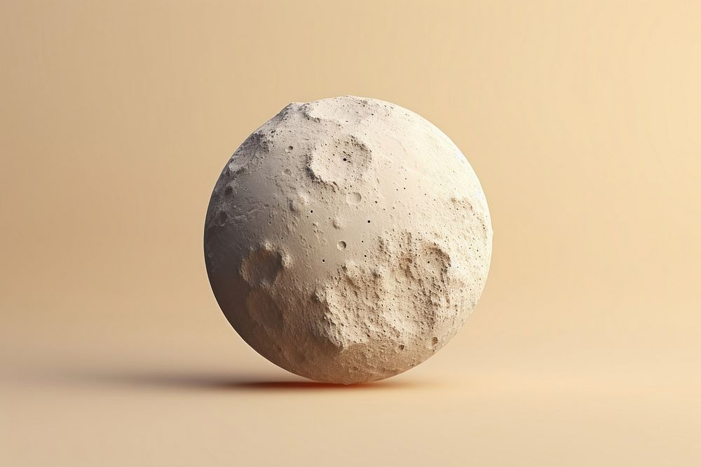 Moon sphere simplicity cantaloupe. AI generated Image by rawpixel.