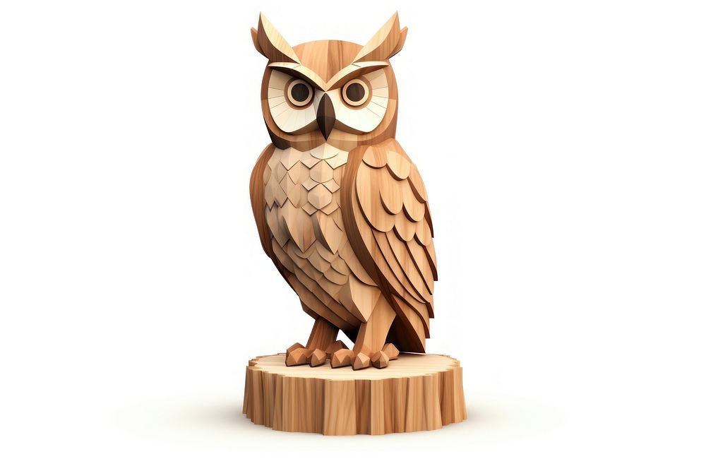 Owl animal plant bird. AI generated Image by rawpixel.