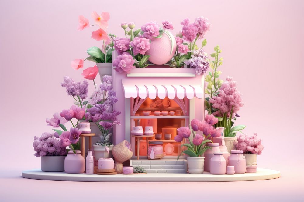 Flower plant food confectionery. AI generated Image by rawpixel.