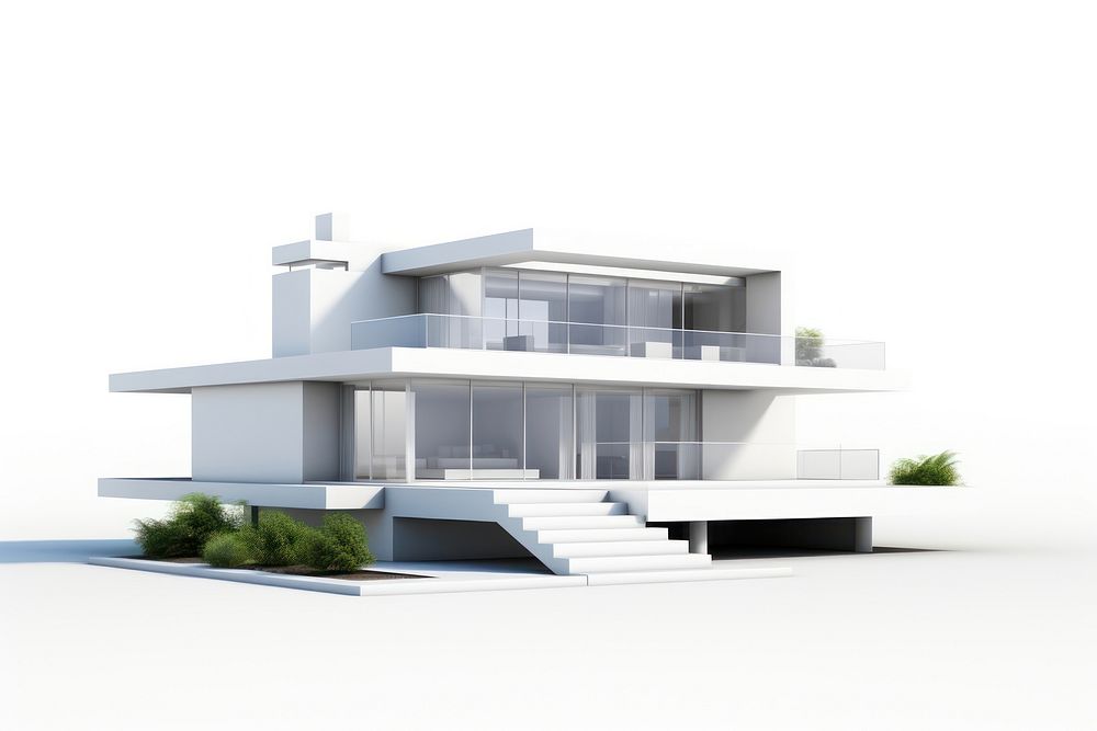 Architecture house staircase building. AI generated Image by rawpixel.