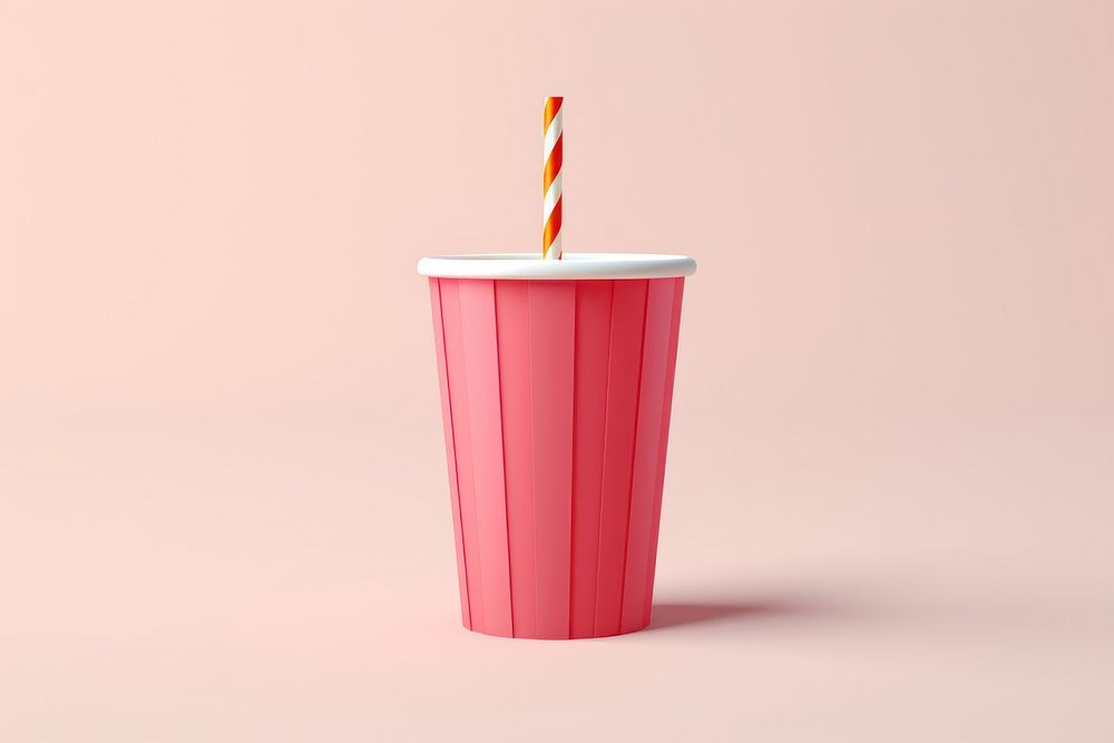 Cup smoothie soda red. AI generated Image by rawpixel.