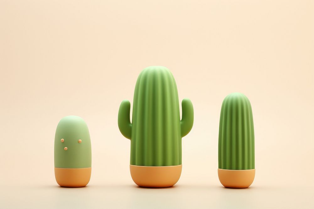 Cactus plant green toy. AI generated Image by rawpixel.