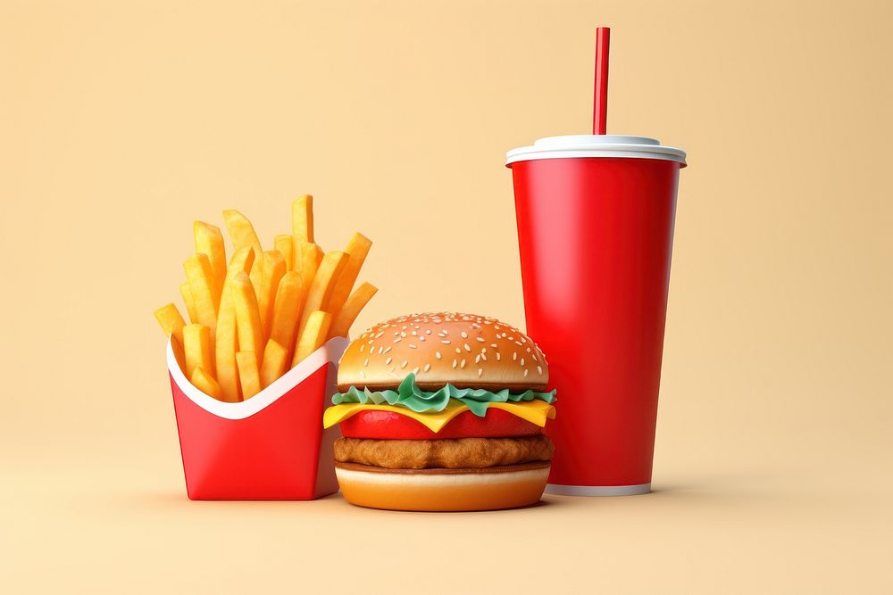 Food ketchup meal red. AI generated Image by rawpixel.