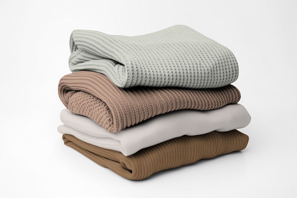 Folded sweater, earth tone minimal fashion