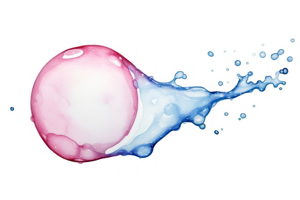 Bubble biochemistry splattered fragility. AI generated Image by rawpixel.