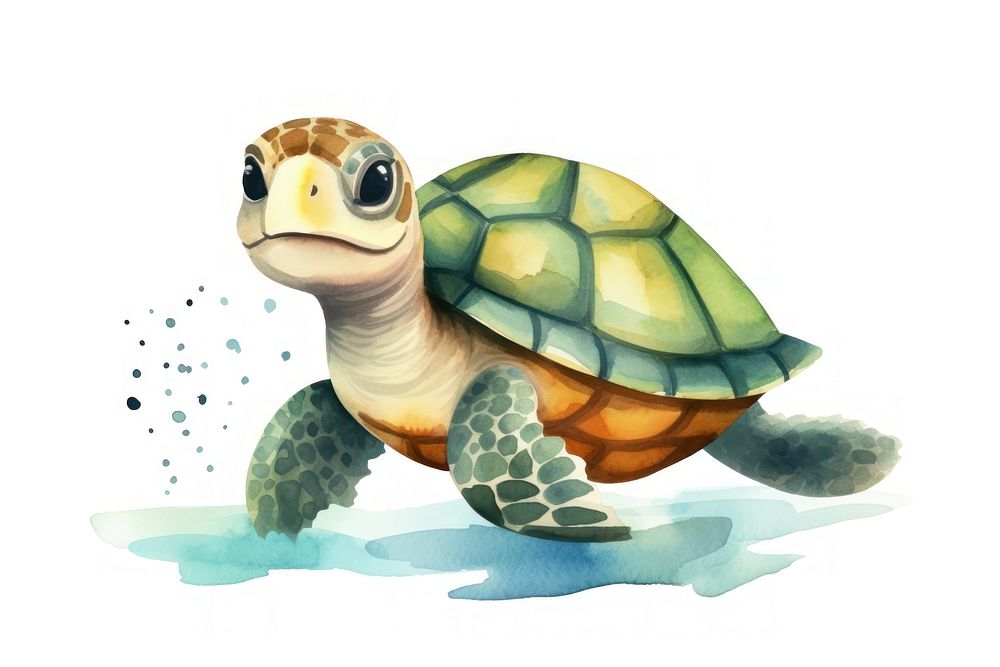 Reptile cartoon animal turtle. AI generated Image by rawpixel.