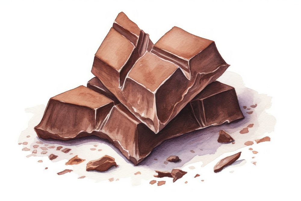 Chocolate confectionery dessert paper. AI generated Image by rawpixel.