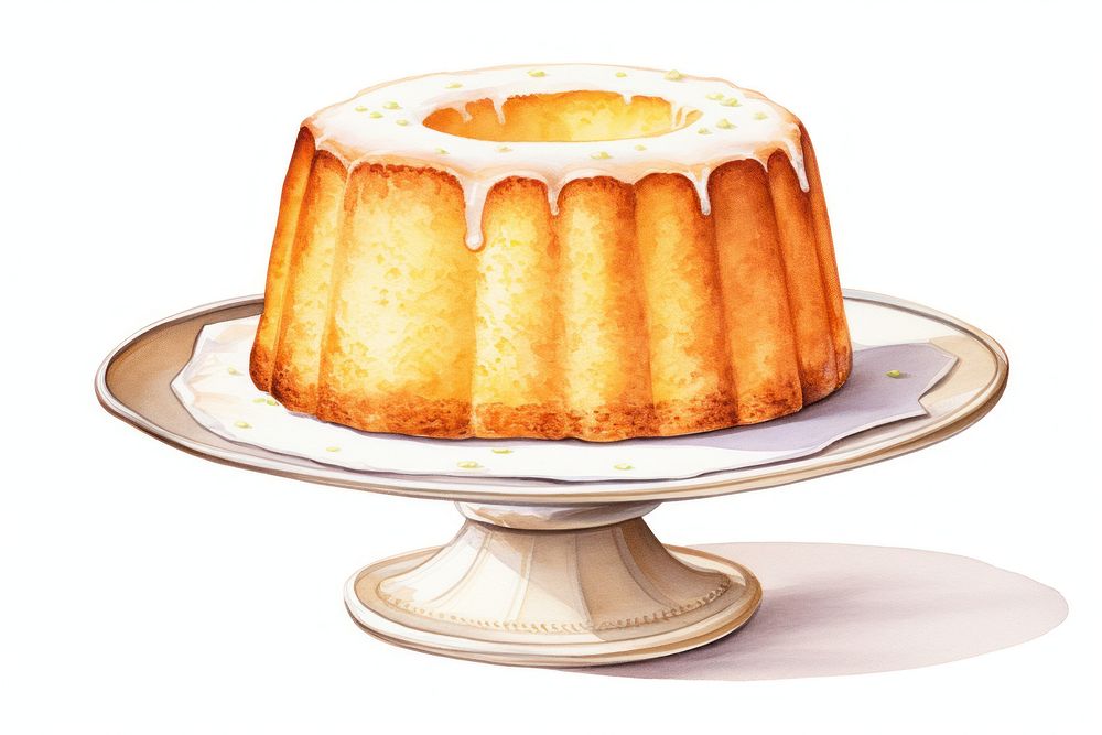 Dessert food cake cake stand. AI generated Image by rawpixel.