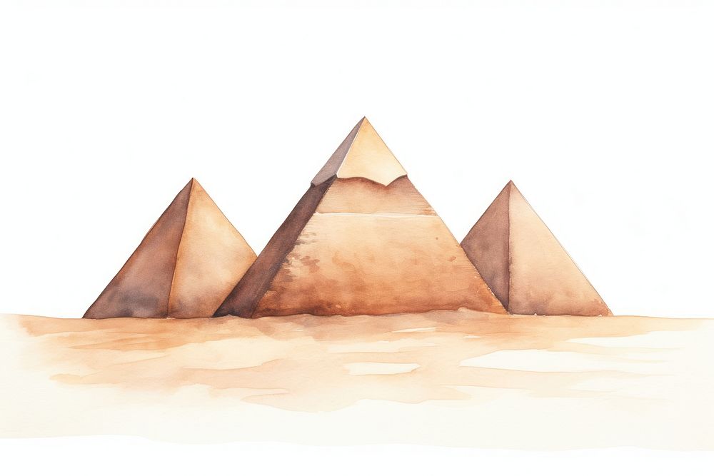 Pyramid paper architecture creativity. AI generated Image by rawpixel.