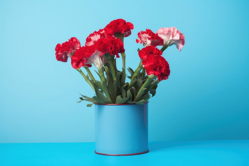 Carnation flower plant rose. AI generated Image by rawpixel.