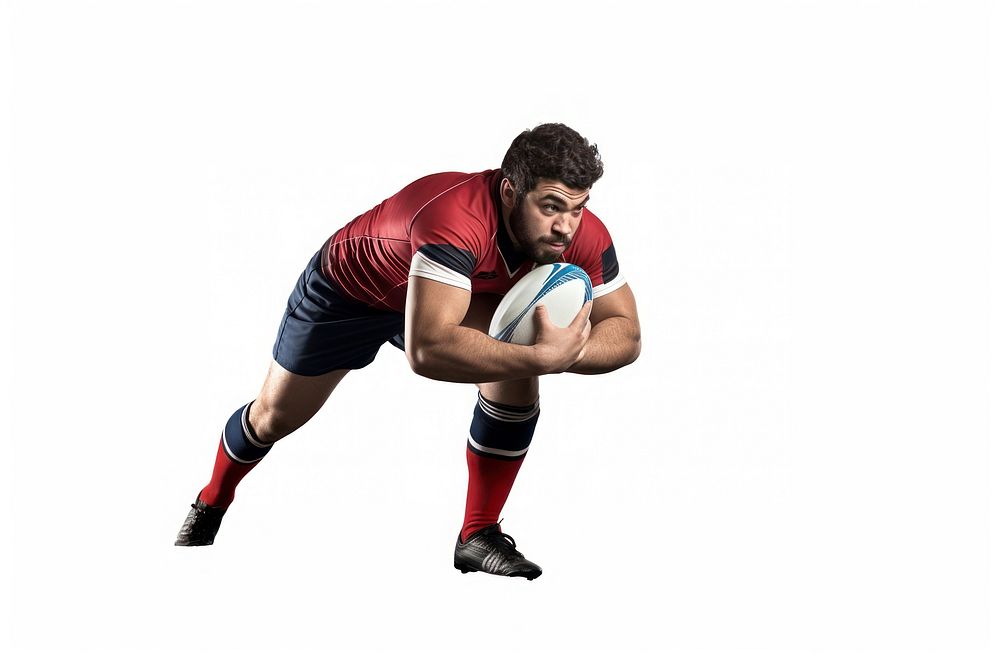 Rugby player sports adult. AI generated Image by rawpixel.