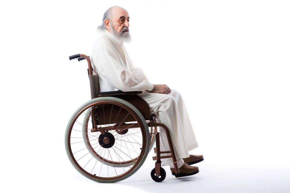Wheelchair sitting person adult. AI generated Image by rawpixel.