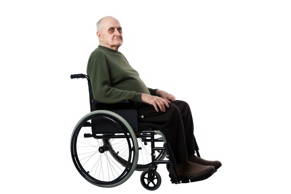 Wheelchair sitting person adult. AI generated Image by rawpixel.