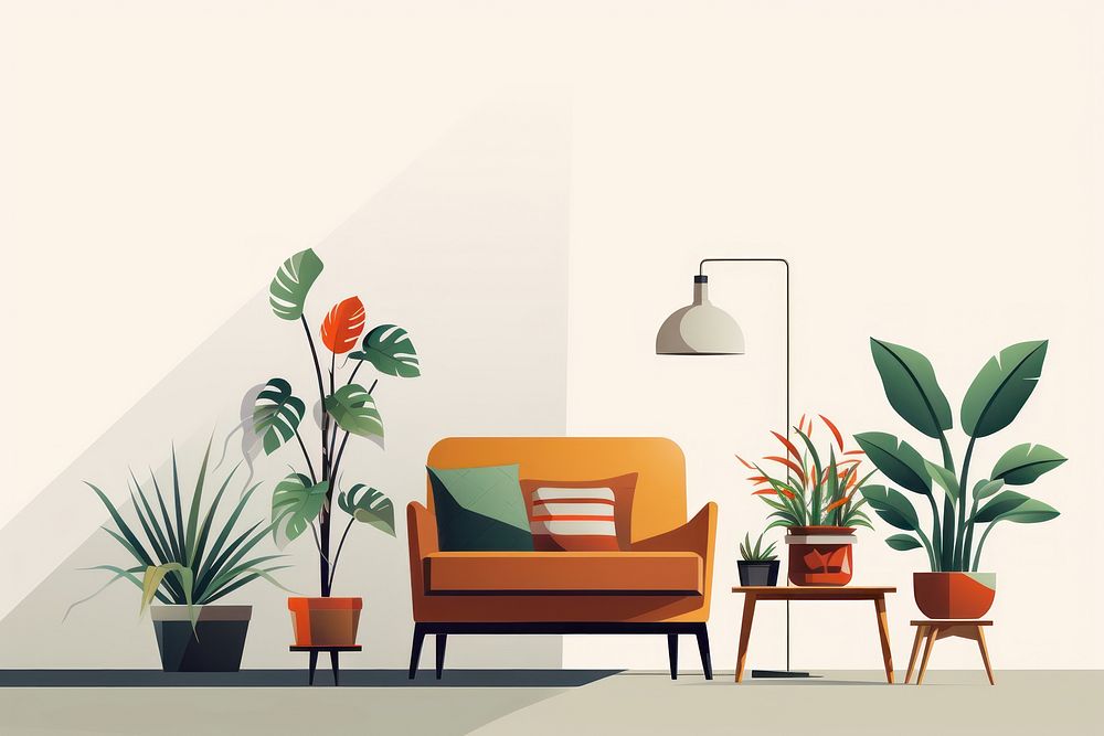 Plant room architecture furniture. AI generated Image by rawpixel.