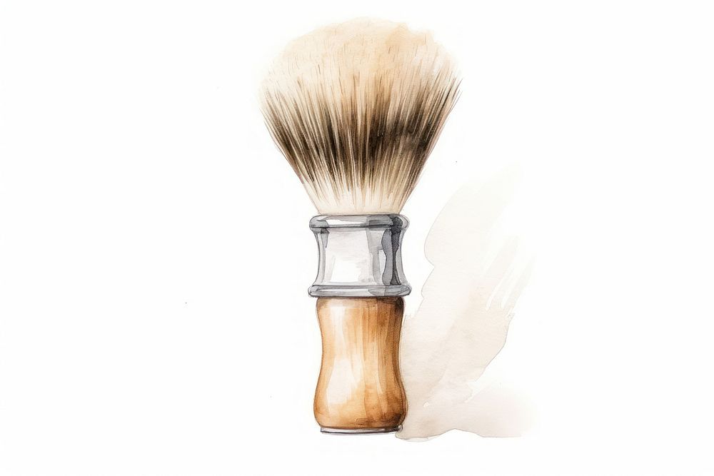 Brush tool white background device. AI generated Image by rawpixel.