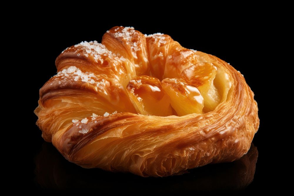 Pastry croissant dessert bread. AI generated Image by rawpixel.