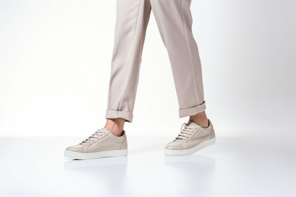 Footwear standing sneaker adult. AI generated Image by rawpixel.