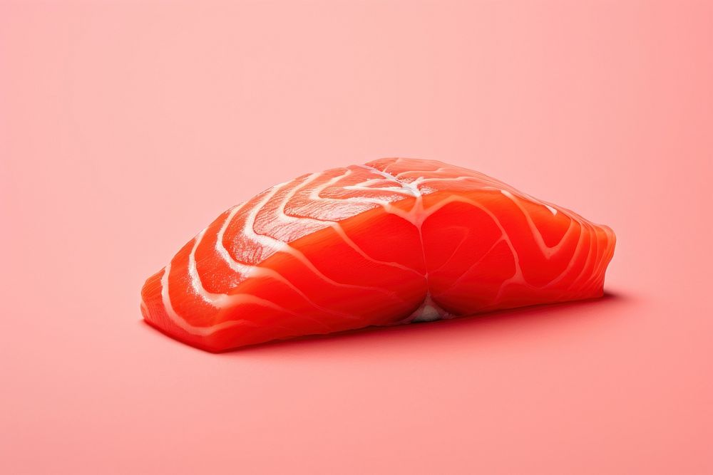 Salmon seafood studio shot watermelon. AI generated Image by rawpixel.