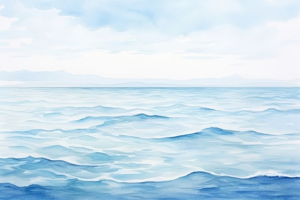 Sea backgrounds outdoors horizon. 