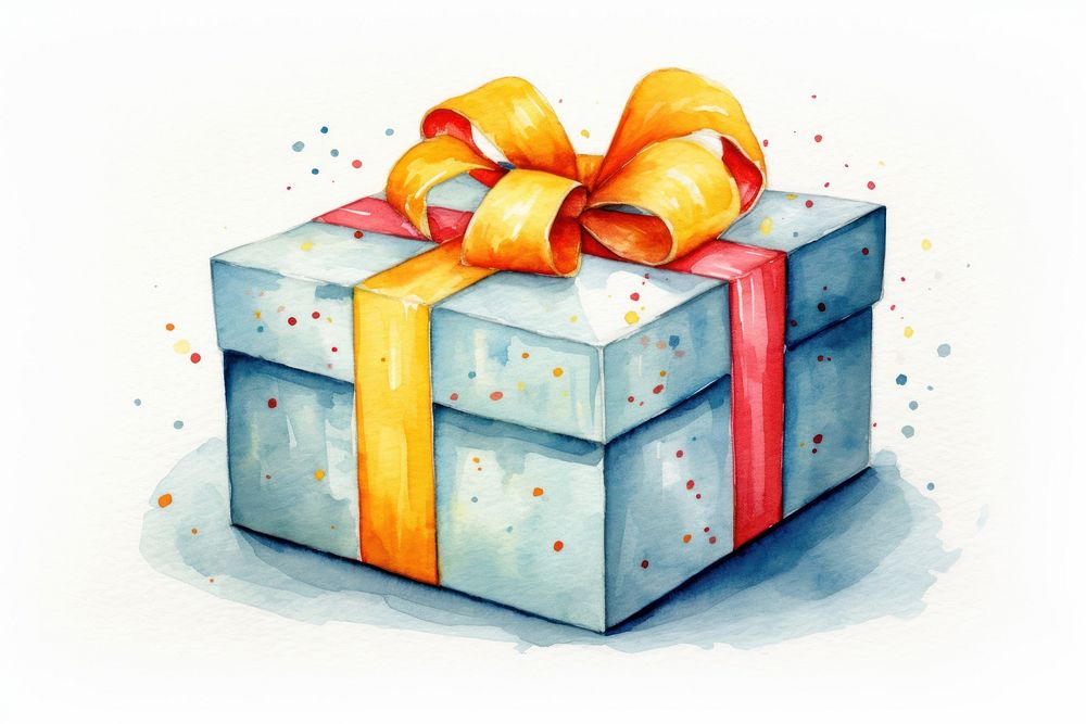Gift birthday paper box. AI generated Image by rawpixel.