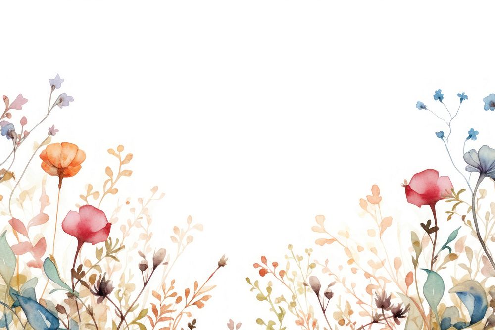 Flower pattern plant backgrounds. AI generated Image by rawpixel.