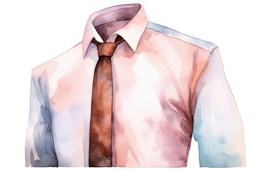 Necktie shirt accessories coathanger. AI generated Image by rawpixel.
