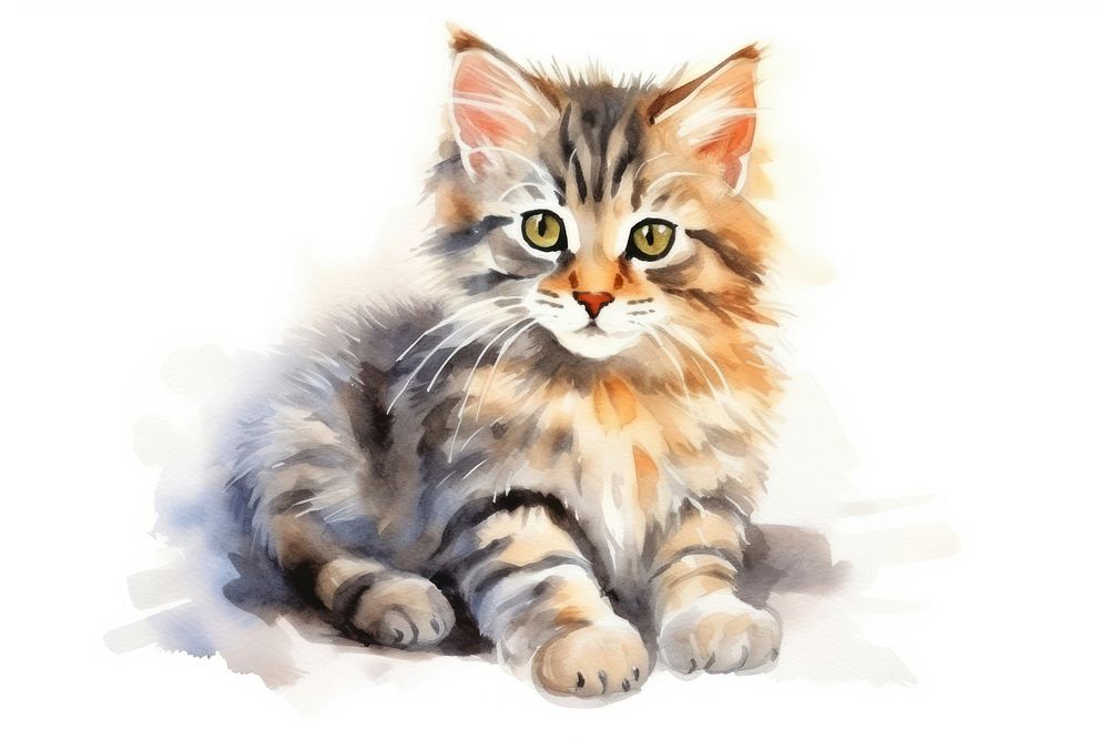 Pet mammal animal kitten. AI generated Image by rawpixel.
