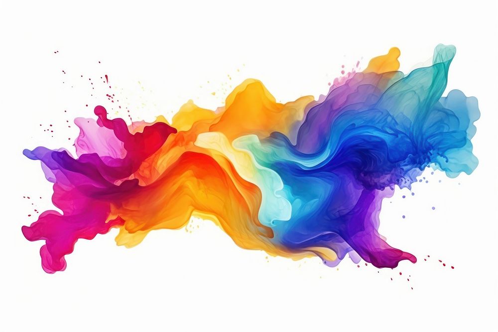 Backgrounds paint white background creativity. AI generated Image by rawpixel.