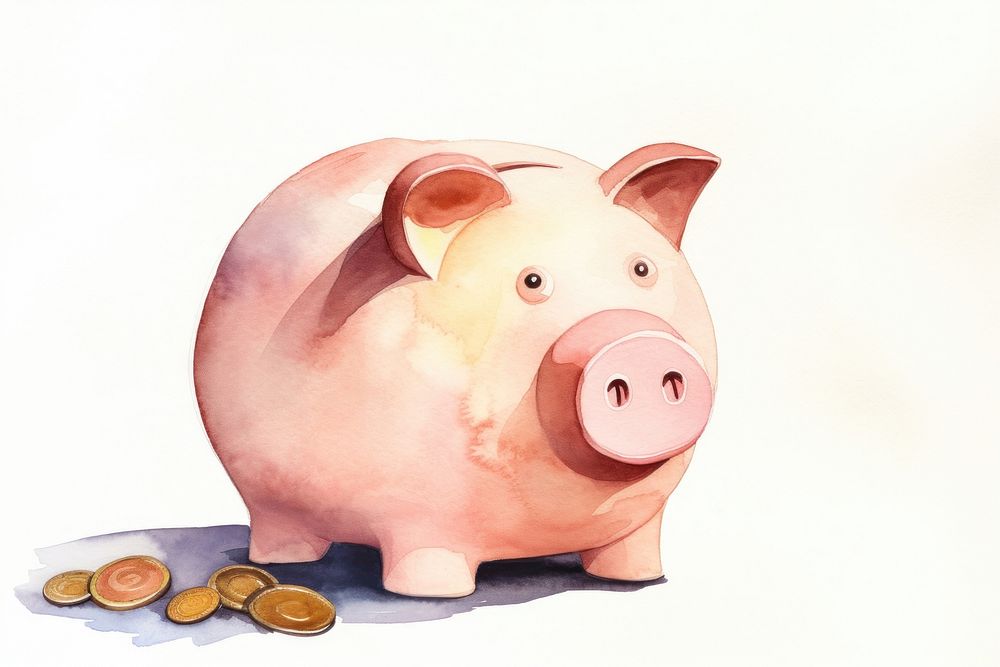 Pig savings mammal representation. AI generated Image by rawpixel.