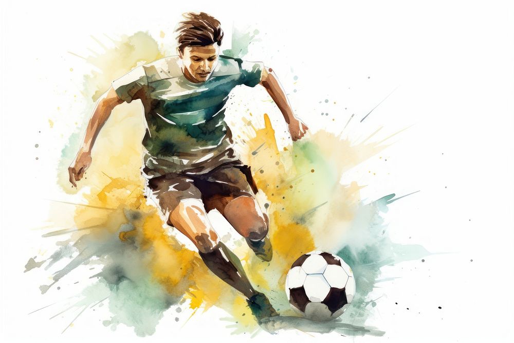 Football sports soccer determination. AI generated Image by rawpixel.