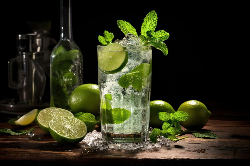 Mojito cocktail fruit drink. AI generated Image by rawpixel.