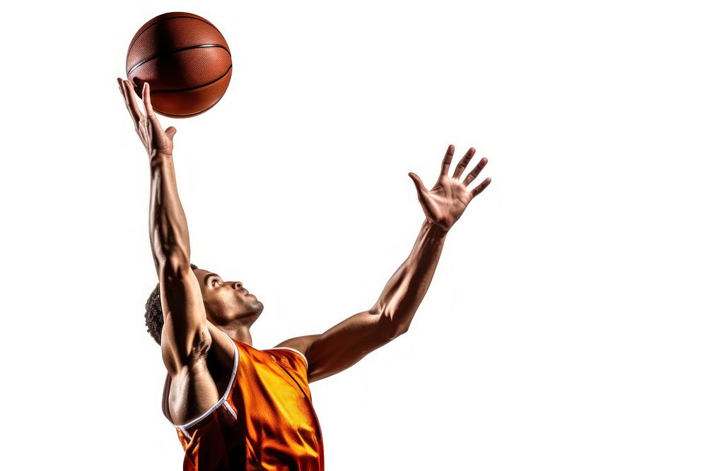 Basketball sports player basketball player. AI generated Image by rawpixel.