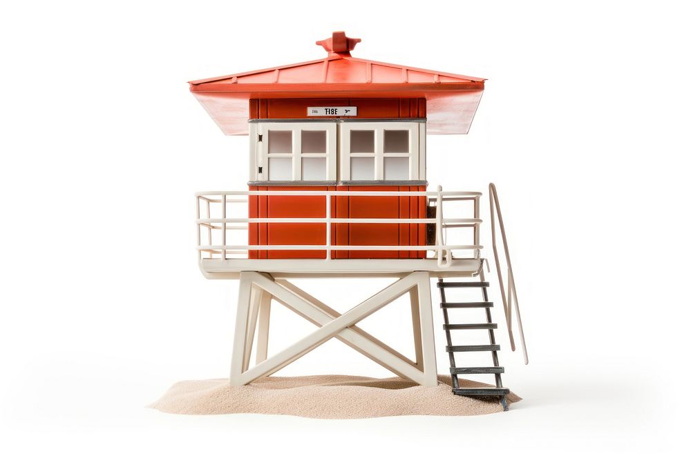 Tower architecture lighthouse lifeguard. AI generated Image by rawpixel.
