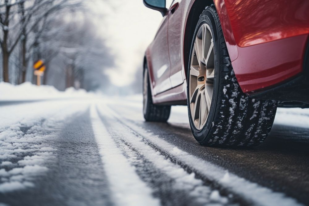Car tire  winter. AI generated Image by rawpixel.