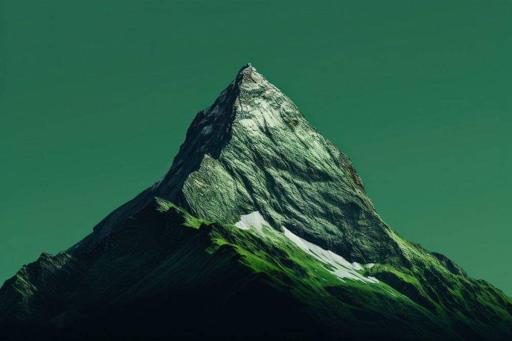 Mountain outdoors nature green. AI generated Image by rawpixel.