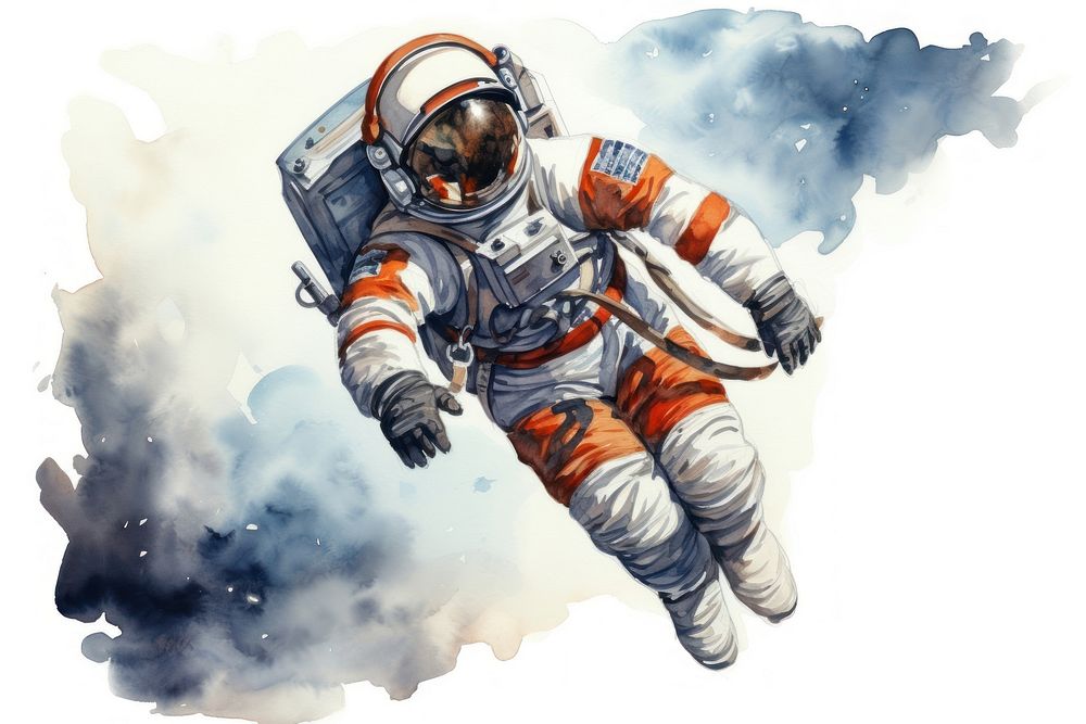 Astronaut space helmet protection. AI generated Image by rawpixel.
