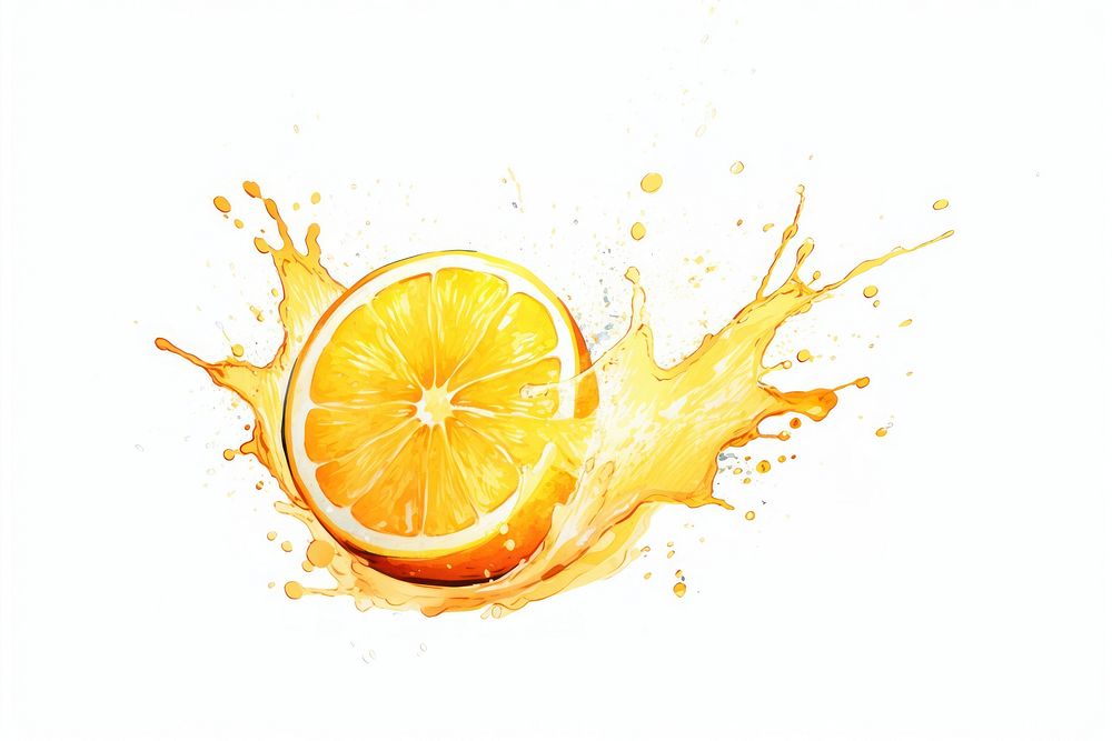 Fruit orange lemon juice. AI generated Image by rawpixel.