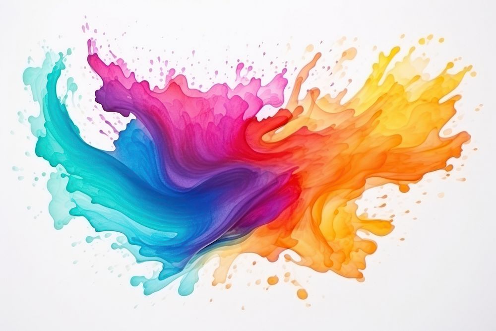 Backgrounds paint creativity splattered. AI generated Image by rawpixel.