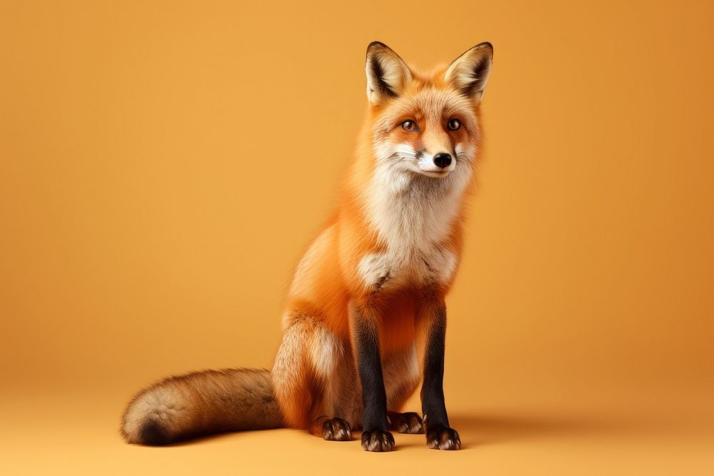 Fox wildlife animal mammal. AI generated Image by rawpixel.