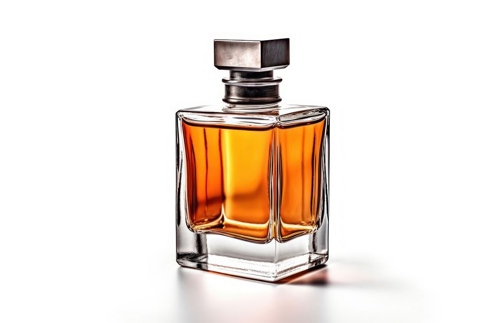 Bottle perfume white background refreshment. AI generated Image by rawpixel.