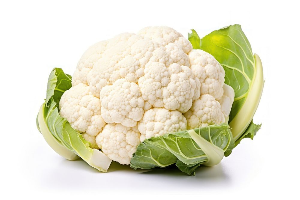 Cauliflower vegetable white plant. 