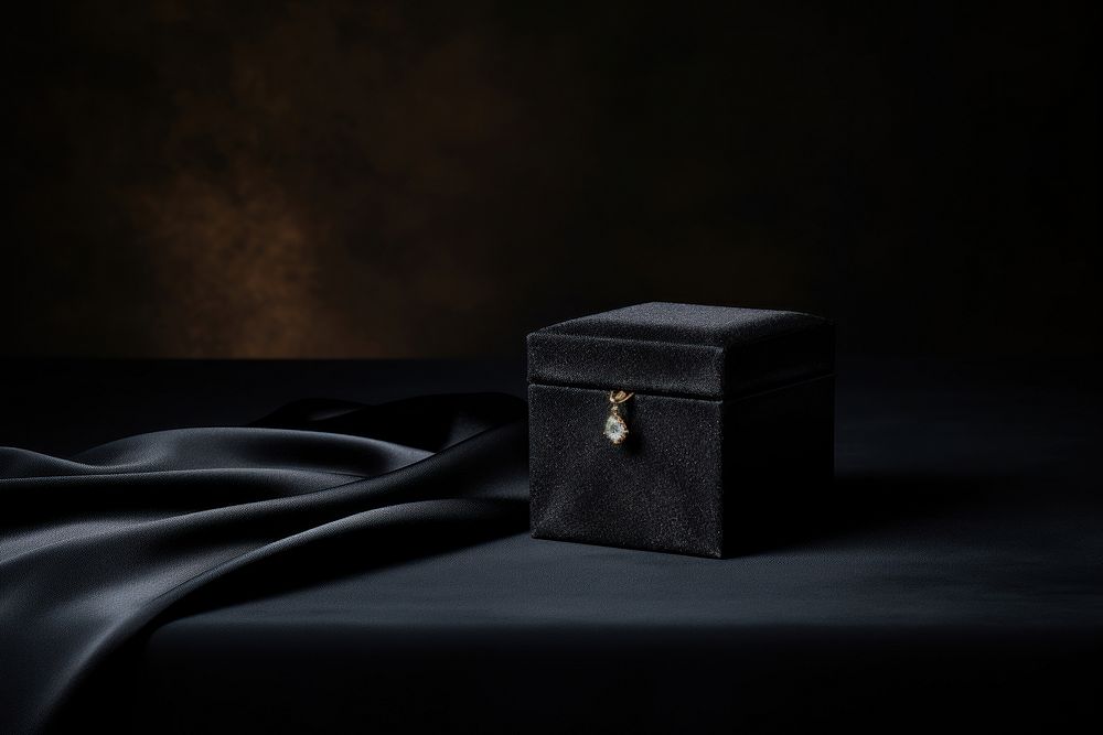 Black box monochrome darkness. AI generated Image by rawpixel.