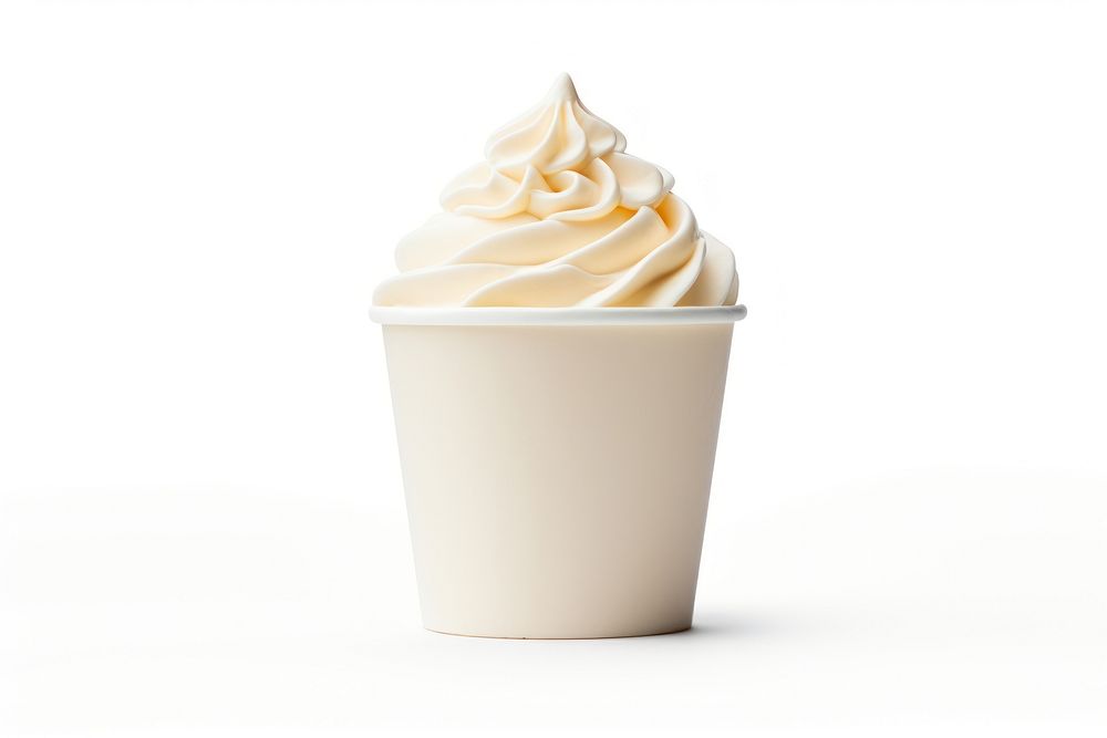 Cream dessert food milk. AI generated Image by rawpixel.